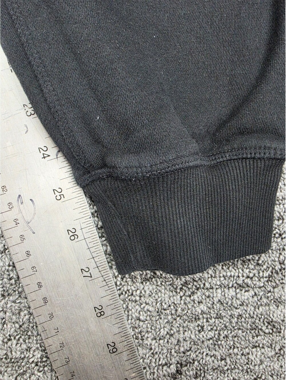 Hurley Men's Black Jogger Pants Size M Drawstring Tapered Pockets Logo - Picture 5 of 13